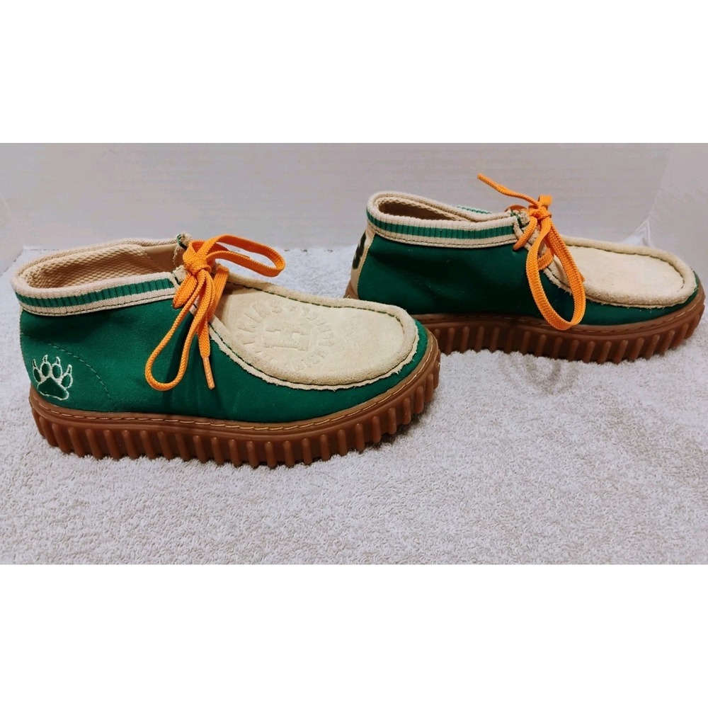 Stranger Things Clarks Kids Boots Hawkins High 1G  1 1/2 W Green Tan Netflix